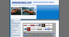 Desktop Screenshot of immengines.com
