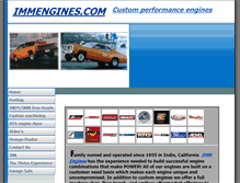 Tablet Screenshot of immengines.com